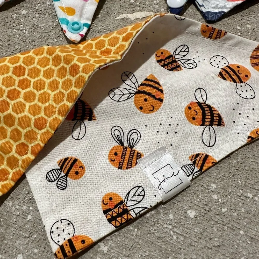 Spring themed cat bandanas